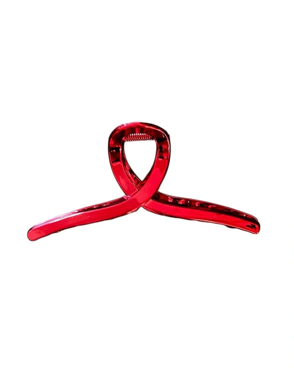 Bright Cherry Red Metallic Shiny Reflective Large 5